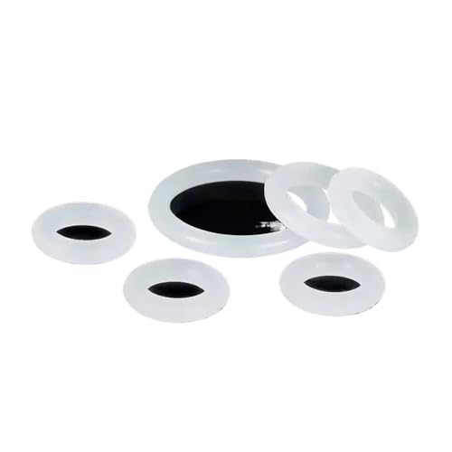 1-20 Stück M3 ~ M60 VMQ Lebensmittelqualität Weiß Silikon Dichtung Wasserhahn Wasserdichte Dichtung Gummidichtung Unterlegscheiben Hardware(M10x3-20pcs) von Cilky