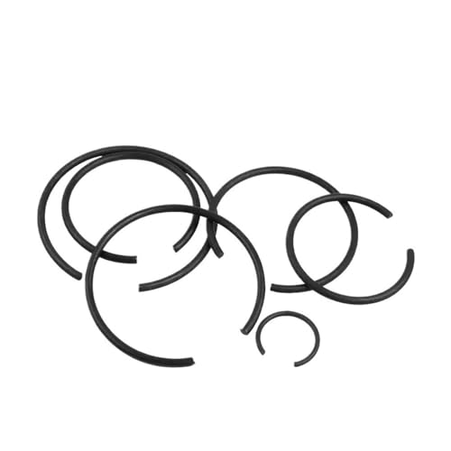 1-50 Stück M4 M5 M6 M7-M150 Runddraht-Sprengringe Runddraht-Sprengringe für Lochstahl 70 Manganstahl-Sprengring Sicherungsring Unterlegscheiben Hardware(M70-2pcs) von Cilky