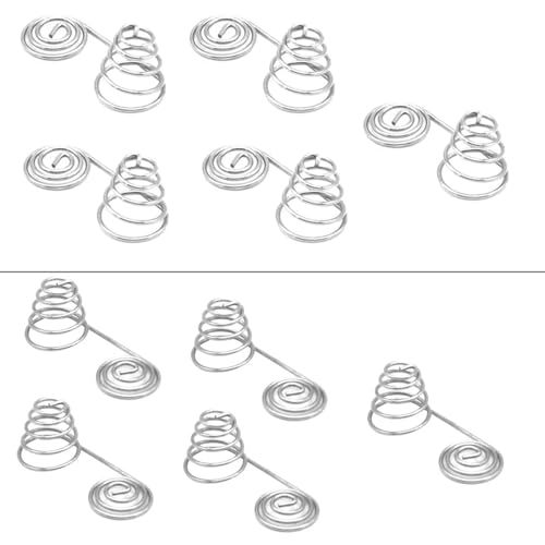 10 Stück Batteriekontakte AAA-Batteriefedern – Konvertierungsfederkontakt von Negativ zu Positiv, vernickelte Batteriefederkontaktfedern als Ersatz für Fernbedienungen, Spielzeuge und Elektronik(7x18) 10 Stück Batteriekontakte AAA-Batteriefedern – Konvertierungsfederkontakt von Negativ zu Positiv, vernickelte Batteriefederkontaktfedern als Ersatz für Fernbedienungen, Spielzeuge und Elektronik(7x18) von Cilky