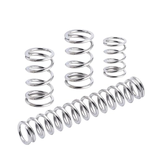 Cilky 1 Stück Drahtdurchmesser 2,5 mm Federstahl-Druckfeder Federstahl-Spiraldruckfeder Länge 30–100 mm Außendurchmesser 15 mm–40 mm Small Springs Compression (Color : 25MM_2.5MM, Size : 60mm) von Cilky