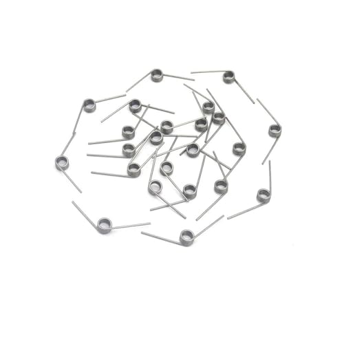 Cilky 10 Stück V-förmige Torsionsfeder, 1,4 mm Drahtdurchmesser Federstahl-Torsionsfeder Small Springs Compression Cilky 10 Stück V-förmige Torsionsfeder, 1,4 mm Drahtdurchmesser Federstahl-Torsionsfeder Small Springs Compression von Cilky