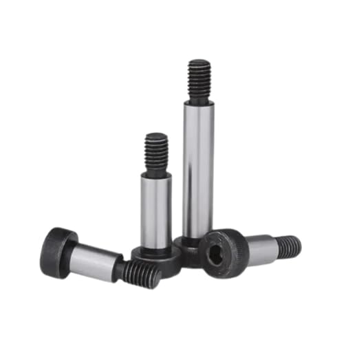 Cilky Metallschrauben 2–5 Stück M6 M8 M10 M12 12.9 Grad Innensechskant-Schulterschraube Inbus-Sechskantkappe Höhenbegrenzung Rollenlagerschraube(40mm(L),D12(M10) 2pcs) von Cilky