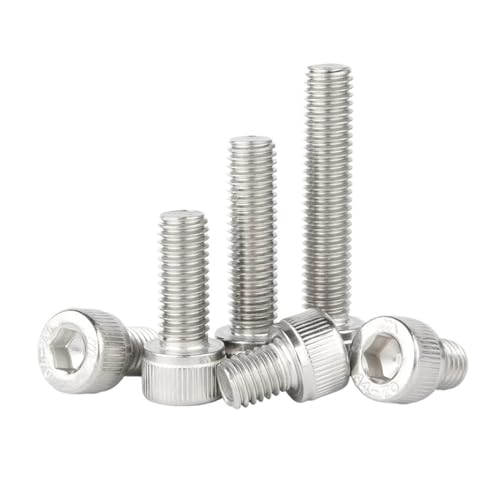 Metallschrauben 5 PCS Edelstahl Cup Kopf Innensechskantschrauben M5 304 Zylinderkopfschrauben(120mm) von Cilky
