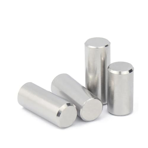 Metallschrauben 10 Teile/los M1,5 M2 M2,5 M3 M4 M5 304 Edelstahl Zylindrischen Pin Lokalisierung Dübel (Size : M4, Color : 14mm x10pcs) von Cilky