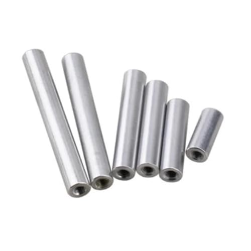 Metallschrauben 10 Teile/los M2 M3 Runde Aluminium Standoff Spacer Stud Verlängern Lange Kupplung Mutter L = 6 BIS 100mm (Color : 10mm, Size : M2 10PCS) von Cilky