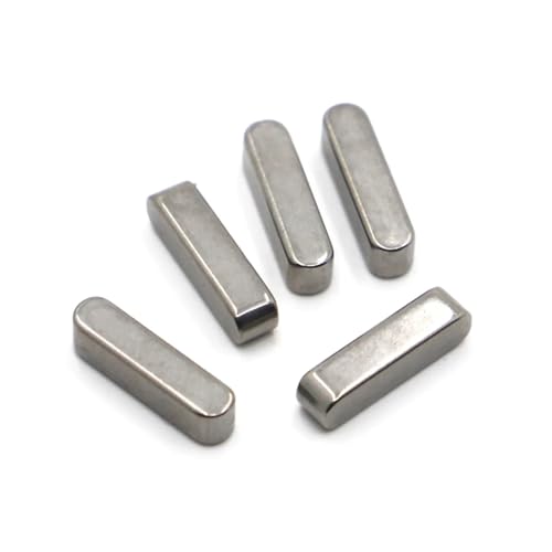 Metallschrauben 5 Stücke Parallelschlüssel M3 M4 M5 M6 304 Edelstahl Quadratisch Rechteckig Dübel Antriebswelle A Typ Flachschlüssel(5pcs M6-6,8mm) von Cilky