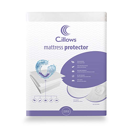 Cillows 100% Wasserdichter Matratzenschoner 120x200 | Hygienische und atmungsaktive Matratzenauflage | Anti-Allergie Matratzenschutz | Wasserfester Rundumbezug | Optimaler Anti-Milben Bezug von Cillows