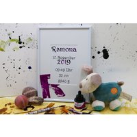 Geschenk Geburt Datum Unikat Inkl. Bilderrahmen Din A4 Name Geburtsdaten Kalligrafie Mädchen Junge Taufe Geburtstag Personalisiert Geschenk Geburt Datum Unikat Inkl. Bilderrahmen Din A4 Name Geburtsdaten Kalligrafie Mädchen Junge Taufe Geburtstag Personalisiert von CillyThings