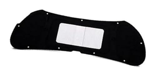 Isoliermatte Für Hyundai Für Accent RB I25 Für Verna Für Solaris 2011-2018 Motorhauben-Isolierung Schalldichtes Baumwollpad(Black Front Hood 2014-2018) von Ciloc