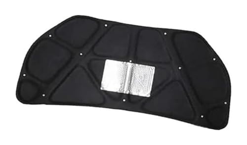 Isoliermatte Für Hyundai Für Elantra HD Für Avante 2007-2010 Auto Motorhaube Pad Wärmedämmung Baumwolle Sound Abdeckungen(Black Type 2) von Ciloc