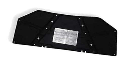 Isoliermatte Für Hyundai Für Tucson JM 2005-2009 Auto Haube Motor Isolierung Pad Baumwolle Schalldichte Abdeckung Wärme Matte(Black Style 2) von Ciloc