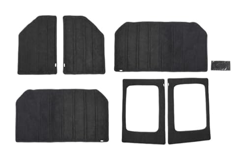 Isoliermatte Für J&eep Für Wrangler JK 12-17 JL 18-21 2/4 Türen Hardtop Hinten Fenster Decke Dach Wärmedämmung Baumwolle(2PCS JL 4-door) von Ciloc