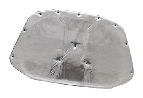 Isoliermatte Für Skoda Für Octavia A5 2007-2015 Auto Isolierung Baumwolle Schallschutz Abdeckung Motor Hitzeschild(Black All Aluminum Foil) von Ciloc