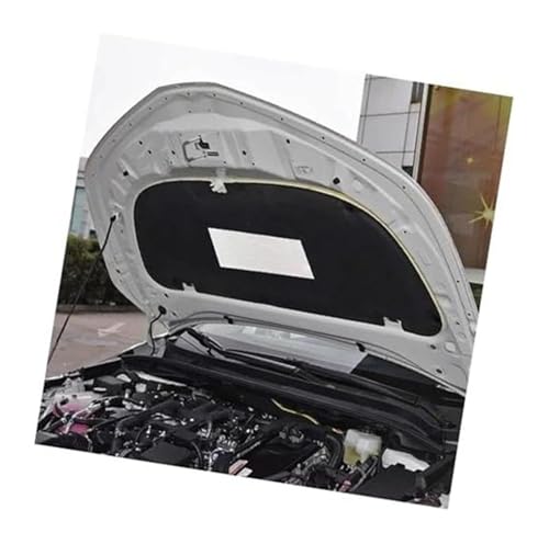 Isoliermatte Für T&oyota Für Corolla 2019-2022 E210 Front Motor Sound Wärme Isolierung Baumwolle(Black 2) von Ciloc