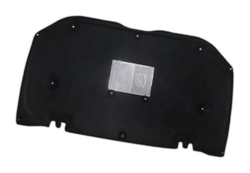 Isoliermatte Für T&oyota Für Land Für Cruiser J200 V8 2008-2021 Motor Bay Hitzeschild Schalldichte Matte(Black 1pcs Aluminum Foil) von Ciloc