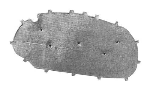 Isoliermatte Für VW Für G&olf 6 GTI Front Hood Motor Baumwolle Schalldichte Abdeckung Thermische Matte(Black Type 2) von Ciloc