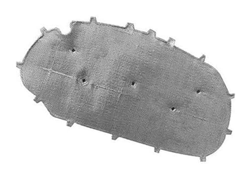 Isoliermatte Für VW Für G&olf 6 GTI Front Hood Motor Schalldichte Abdeckung Thermische Wärmedämmung Matte(Silber) von Ciloc