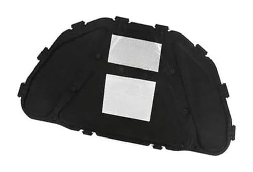Isoliermatte Für X1 E84 2010-2015 Front Hood Motor Schalldichte Baumwolle Abdeckung Thermische Wärmedämmung Pad(Black 2pcs Al Foil) von Ciloc