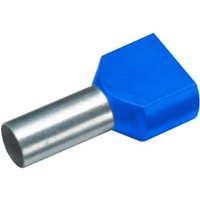 Cimco 18 2446 Zwillings-Aderendhülse 2.5mm² Teilisoliert Blau 100St. Cimco 18 2446 Zwillings-Aderendhülse 2.5mm² Teilisoliert Blau 100St. von Cimco