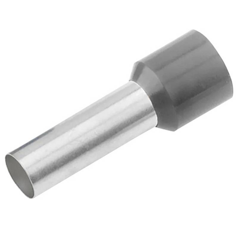 Cimco Aderendhülsen Cimco 187019 Aderendhülse 4 mm² Teilisoliert Grau 100 St., Isol. Aderendh. 4,0mm² x 10mm,grau von Cimco