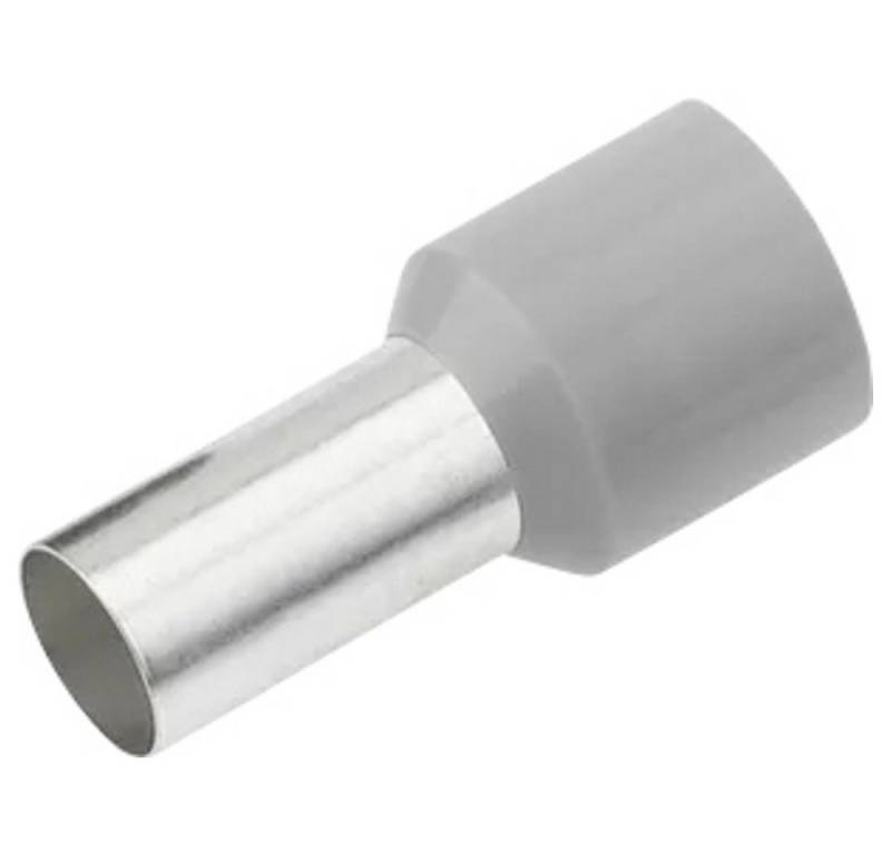 Cimco Aderendhülsen Cimco 187200 Aderendhülse 0.14 mm² Teilisoliert Grau 100 St., Isol. Aderendh. 0,14mm² x 6mm, grau von Cimco