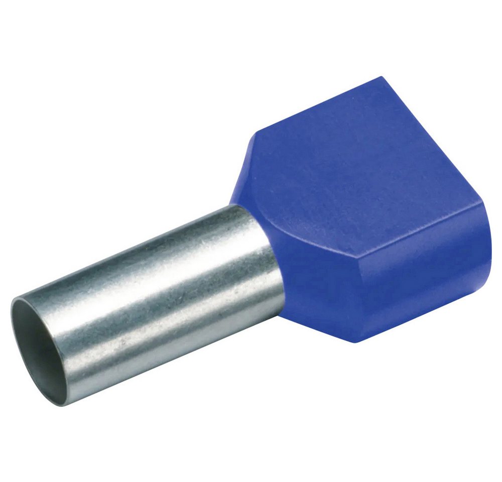 Cimco Aderendhülsen Cimco 187719 Zwillings-Aderendhülse 0.75 mm² Teilisoliert Blau 100 St., Zw.Aderendh. 2x0,75mm² x 10mm, blau Cimco Aderendhülsen Cimco 187719 Zwillings-Aderendhülse 0.75 mm² Teilisoliert Blau 100 St., Zw.Aderendh. 2x0,75mm² x 10mm, blau von Cimco