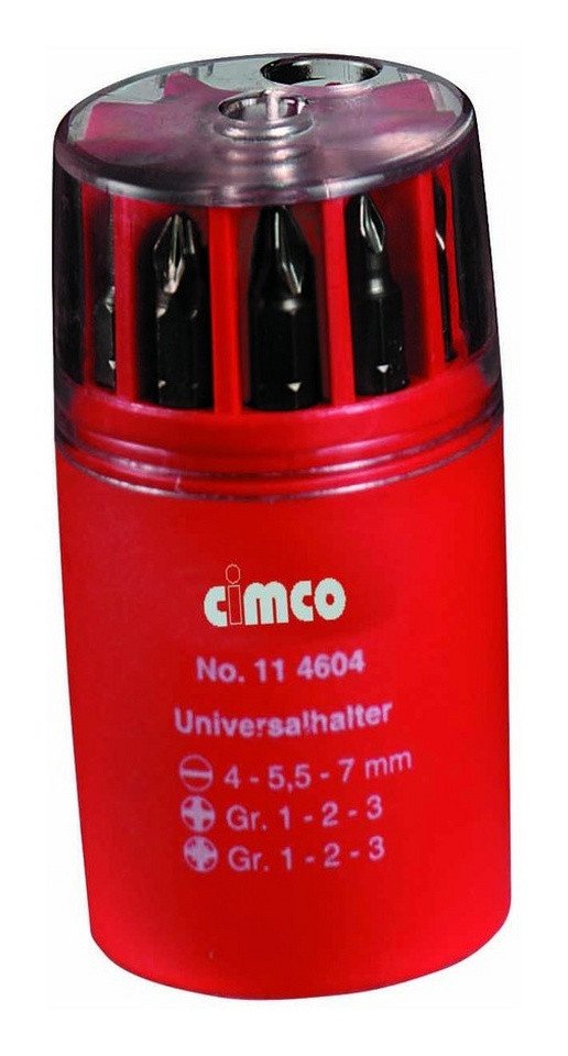 Cimco Bit-Set, 10St Magnethalter 3xPH 3xPZ 2xSchlitz mit Magnethalter von Cimco