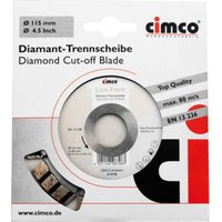 Cimco Diamanttrennscheibe D=115mm 208708 von Cimco