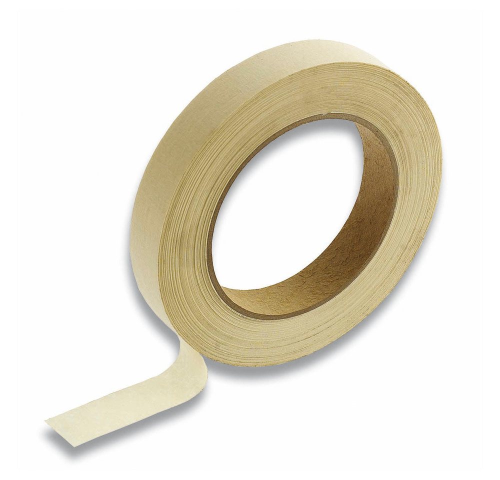 Cimco Klebeband Flachkrepp-Papier-Abklebeband, Breite 50 mm, Länge 50 m, beige von Cimco