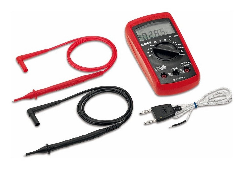 Cimco Multimeter, Digital man/auto 600VAC/1 mV 10AAC/10µA 10ADC/10µA 40 MOhm von Cimco