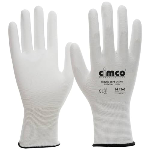 Cimco Skinny Soft White 141281 Nylon Arbeitshandschuh Größe (Handschuhe): 8, M EN 388 1 Paar von Cimco