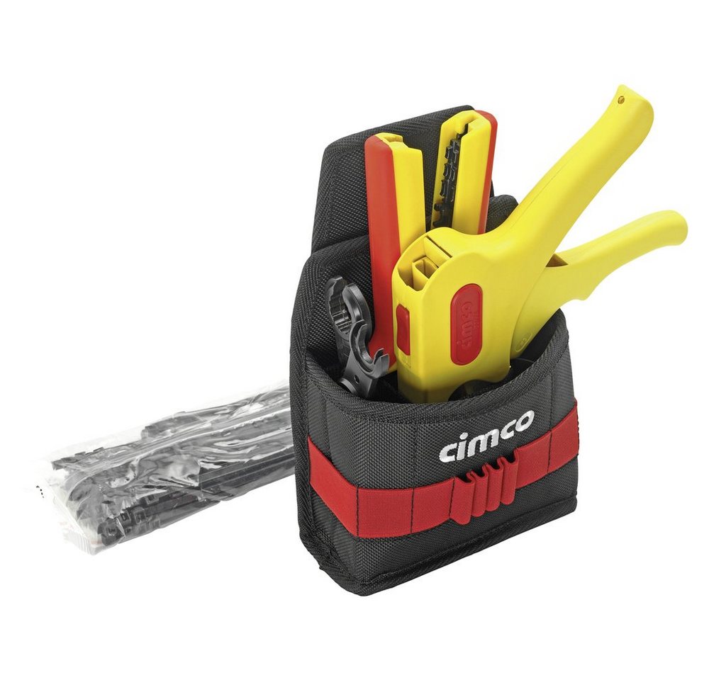 Cimco Werkzeugtasche Cimco Gürteltasche Solar inkl. 4 Tlg 170477 ElektrikerInnen, Handwerke von Cimco