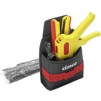 Cimco Gürteltasche Solar inkl. 4 Tlg 170477 ElektrikerInnen, HandwerkerInnen Werkzeug-Gürteltasche von Cimco