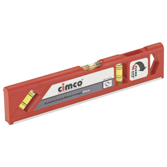 cimco® - Schaltschrank-Wasserwaage mit Magnet, 250mm von Cimco