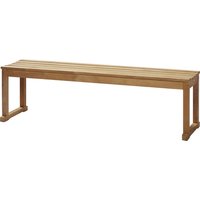 Cinas Bank, Teak, 3-Sitzer, BxHxT: 150 x 43 x 40 cm - braun von Cinas