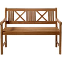 Cinas Gartenbank »Rosenborg«, 2er, Teak, (LxHxT): 120 x 89 x 58 cm - braun von Cinas