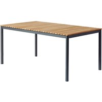 Cinas Gartentisch »Mood«, BxHxL: 100 x 72 x 167,5 cm, Tischplatte: Teakholz - grau von Cinas