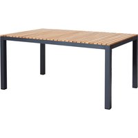 Cinas Gartentisch »Mood«, BxHxL: 100 x 74 x 167,5 cm, Tischplatte: Teakholz - grau von Cinas