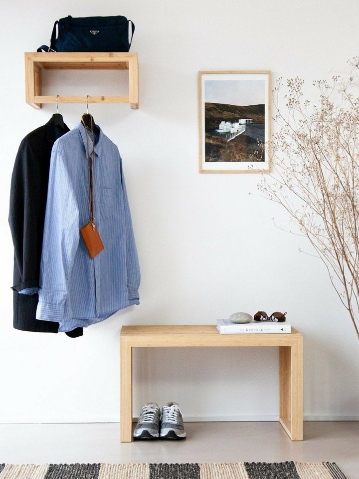 Cinas Sitzbank Rib, Dänisches Design, Bambusmöbel, Nachhaltigkeit von Cinas