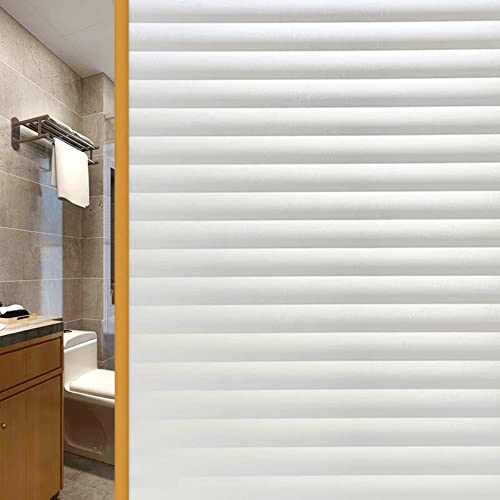Cinbee Fensterfolie Selbsthaftend Blickdicht 50x200 cm, Sichtschutzfolie Fenster Streifen, 3D Fensterfolien Selbstklebend, Statische Scheibenfolie Fenster mit Motiven für Badzimmer Cinbee Fensterfolie Selbsthaftend Blickdicht 50x200 cm, Sichtschutzfolie Fenster Streifen, 3D Fensterfolien Selbstklebend, Statische Scheibenfolie Fenster mit Motiven für Badzimmer von Cinbee