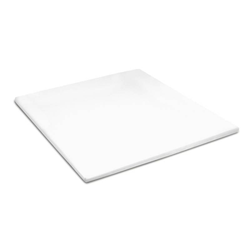 CINDERELLA SATIN TOPPER-SPANNBETTLAKEN UNI - White - 160x210 cm von Cinderella