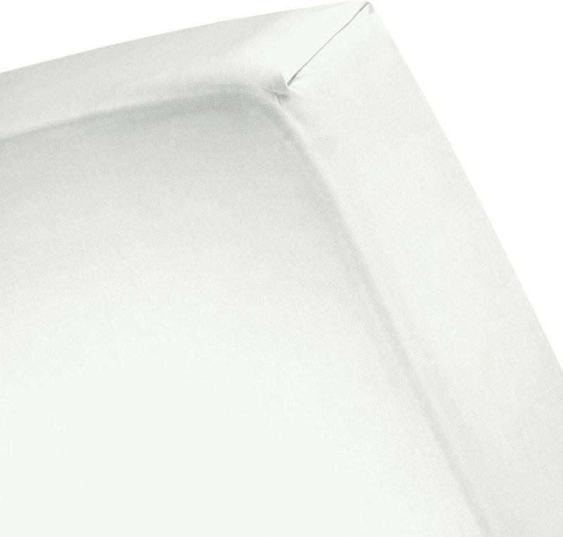 Cinderella Spannbettlaken Sundays Satin für 25 cm Höhe, Satin, Gummizug: rundum, (1 Stück), mit Rundumgummizug von Cinderella