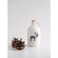 Auf Bestellung - Porzellan-Ahornsiruptopf Mit Wildtier-Zeichnungsdruck Von Cindy Labrecque von CindyLabrecqueDesign