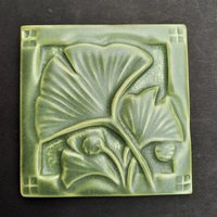 Ginkgo Fliese, Arts & Crafts Style, Handwerkerdekor, Mission Style von CindySearles