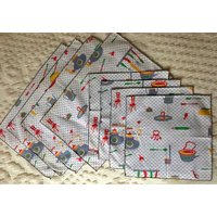 Vintage Alte Mode Küche Teekessel Ofen Butterfass Nudelholz Bauernhof Waschbecken Kaffeemühle Tuch Baumwolle Abendessen Mittagessen Servietten & von CindysCozyClutter