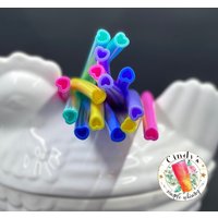 Wiederverwendbare Silikon Herz Geformt Trinkhalm 10 Zoll Lang Ihre Wahl Der Farbe Geschenk Für Sie Ihn Party Kinder Mädchen Weich Biegbar von CindysSimpleWhimsy