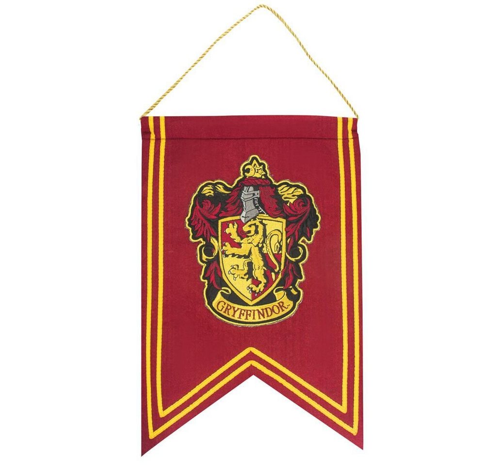 Cinereplicas Dekoobjekt Gryffindor Wandbehang mit Kordel von Cinereplicas