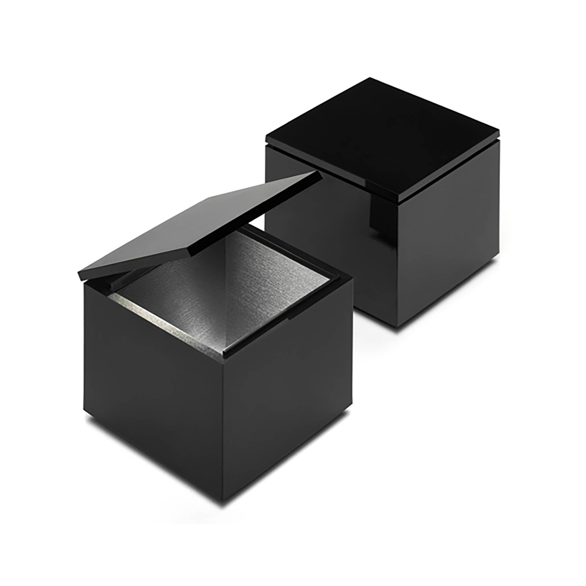 Cini & Nils - Cuboluce Wireless LED Akkuleuchte - schwarz/glänzend/LxBxH 10x10x11cm/100-240V/2W/260lm/2700K/CRI90/Lithium Ionen Akku/mit Micro-USB Lad Cini & Nils - Cuboluce Wireless LED Akkuleuchte - schwarz/glänzend/LxBxH 10x10x11cm/100-240V/2W/260lm/2700K/CRI90/Lithium Ionen Akku/mit Micro-USB Lad von Cini & Nils