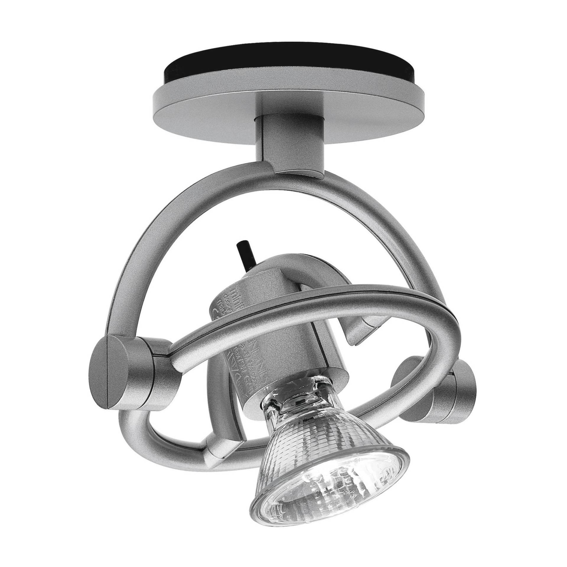 Cini & Nils - miniFariuno soffitto LED-Deckenleuchte - silber/13,3x9,5.x15,0cm/2700K von Cini & Nils