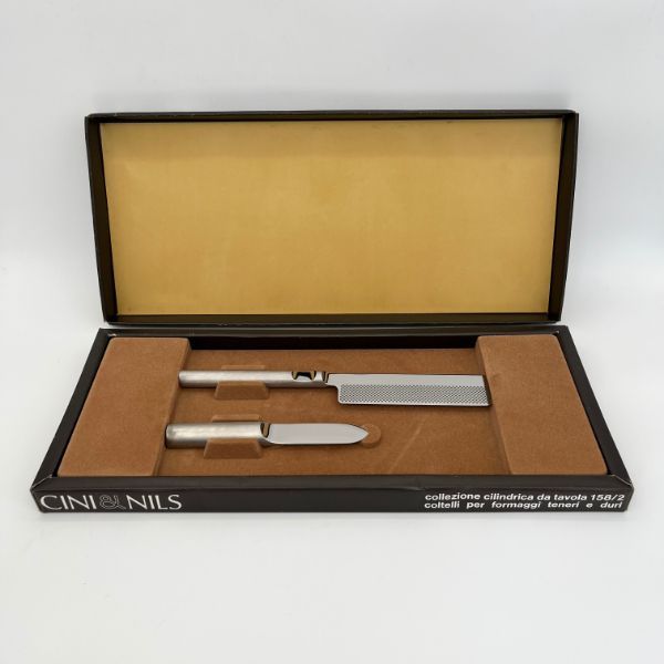 Stahlmesser von Franco Bettonica für Studio OPI Mailand (1970er Jahre), Cini&Nils von Cini&Nils
